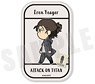 Attack on Titan Chara March Square Can Badge 01. Eren Yeager (Anime Toy)