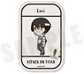 Attack on Titan Chara March Square Can Badge 04. Levi (Anime Toy)