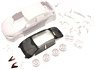 Honda CIVIC TypeR White body set (w/Wheel) (Unpainted) (RC Model)