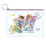 Detective Conan Clear Flat Pouch Purple (Anime Toy)