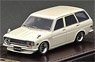 ★特価品 Datsun Bluebird (510) Wagon White (ミニカー)