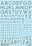 1/100 GM Font Decal No.8 `Future Alphabet (Basic)` Dark Gray (Material)