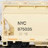 092 00 521 (N) 2-Bay Covered Hopper CSX(R) RD# NYC 875035 (Model Train)