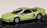 Honda NSX Coupe Lime Green Metallic w/Engine Display Model (Diecast Car)