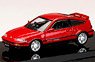 Honda CR-X SiR (EF8) 1989 Red Pearl w/Engine Display Model (Diecast Car)