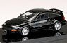 Honda CR-X SiR (EF8) 1989 Black w/Engine Display Model (Diecast Car)