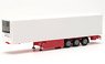 (HO) Krone Refrigeration Box Trailer Celsineo w/Refrigeration Unit [Kuko 3a Krone] (Model Train)