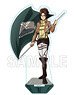 Attack on Titan Acrylic Stand Delegation Flag Ver. Hange (Anime Toy)