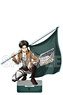 Attack on Titan Big Acrylic Stand Delegation Flag Ver. Levi (Anime Toy)