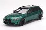 BMW M3 Competition Touring (G81) Isle of Man Green Metallic (Diecast Car)