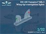DH-100 Vampire F Mk.3 Wing Tip`S Navigation Lights (for Infinity models) (Plastic model)