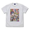 ポプテピピック 週刊ポプテピピック フルカラーTシャツ WHITE S (キャラクターグッズ)