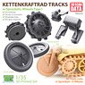 Kettenkaraftrad Tracks w/Sprockets, Wheels Type 1 (for Tamiya) (Plastic model)