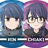 Laid-Back Camp Metallic Can Badge 01 Vol.1 Box A (Set of 5) (Anime Toy)