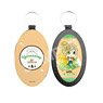 Laid-Back Camp Chara-deru Art Leather Key Ring 04 Aoi Inuyama (Anime Toy)