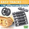 King Tiger Late 18 Teeth Tracks w/Sprockets (Plastic model)