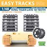King Tiger Late 18 Teeth Tracks Mirror Version w/Sprockets (Plastic model)