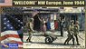 `Welcome` NW Europe, June 1944 Figure Set w/Cart (Plastic model)