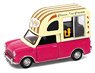 Tiny City No.01 Morris Mini Ice Cream Van Wine Red (Diecast Car)