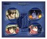 Attack on Titan Can Badge Mikasa (Set of 4) (Anime Toy)