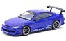 Vertex Nissan Silvia S15 Blue Metallic (Diecast Car)