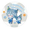 Inazuma Eleven x Sanrio Characters White Dolomite Water Absorption Coaster Hiroto Kira x Kuromi (Anime Toy)
