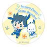 Inazuma Eleven x Sanrio Characters White Dolomite Water Absorption Coaster Asuto Inamori x Pochacco (Anime Toy)