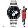 TV Animation [Blue Lock] Chronograph Watch Silver Rin Itoshi (Anime Toy)
