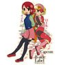 Capcom x B-Side Label Sticker Mega Man Battle Network Mayl & Roll (Sakura) (Anime Toy)