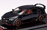 Honda Civic Type R (FK8) 2017 Crystal Black Pearl w/Engine Display Model (Diecast Car)