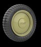 Fiat 508 Road Wheels (Crosscountry) (Plastic model)