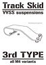Track Skid VVSS Suspensions (3rd Type) All M4 Variants (Plastic model)