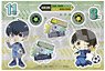 Blue Lock Sticker Yoichi Isagi & Meguru Bachira Battle Ver. (Anime Toy)