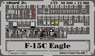 Photo-Etched Parts for F-15C (for Hasegawa) (Plastic model)