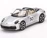 Porsche 911 Targa 4S Heritage Design Edition GT Silver Metallic (LHD) (Diecast Car)