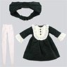Dear Darling Fashion for Dolls [Frill Yoke Dress Set] (for 22cm Doll) (Green) (Fashion Doll)