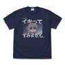 Bocchi the Rock! Ikitte Sumimasen T-Shirt Indigo S (Anime Toy)