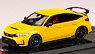 Honda Civic Type R (FL5) Yellow (Custom Color) w/Engine Display Model (Diecast Car)