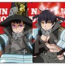 [Fire Force] Satin Sticker 01 Vol.1 (Set of 9) (Anime Toy)
