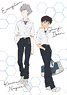 Rebuild of Evangelion Clear File Shinji & Kaworu (School Uniform) (Anime Toy)