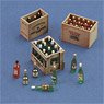 Champagne, Cognac E Wine Bottles With Crates (Plastic model)