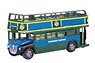 James Bond Duble Decker Bus Live and Let Die (White/Blue/Green) (ミニカー)