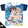 ヤマノススメ Next Summit フルグラフィックTシャツ [あおい&ひなた] Mサイズ (キャラクターグッズ)