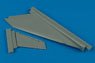 J35 Draken Vertical Fin (for Hasegawa) (Plastic model)