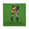 Attack on Titan Illustrator Wani Aoi Collabo Hand Towel (Eren & Mikasa) (Anime Toy)