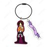 Attack on Titan Illustrator Wani Aoi Collabo Big Acrylic Key Ring (Hange) (Anime Toy)