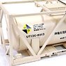 1/80(HO) Private Owner Tank Container UT13C-8000 TypeC Paper Kit (Unassembled Kit) (Model Train)