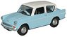 (OO) Ford Anglia 1962 Light Blue/Ermine White (Model Train)