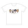 [Ms. Vampire who Lives in My Neighborhood.] T-Shirt (Sophie & Akari & Hinata & Ellie / Christmas) M Size (Anime Toy)