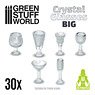 Crystal Glasses - Big Cups (Plastic model)